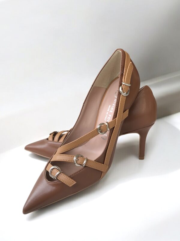 decollette 1622 bis caramello divine follie