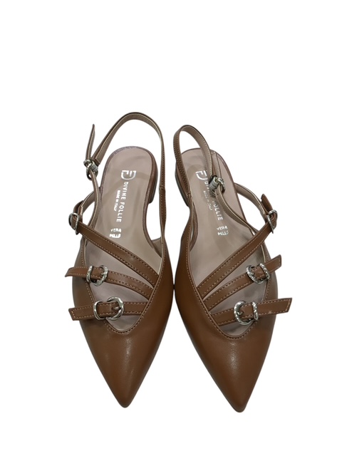 ballerina 0535 cuoio vera pelle divine follie