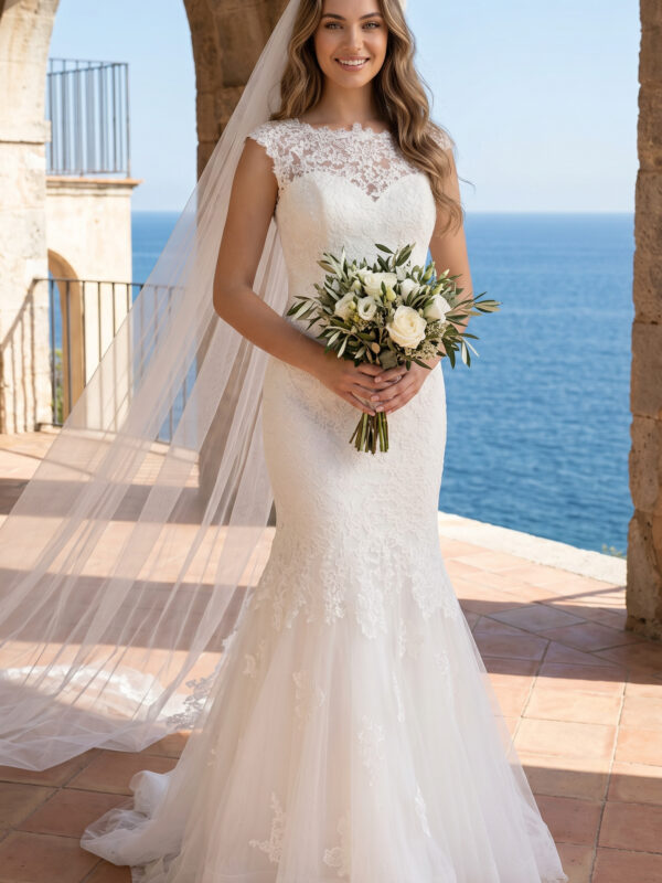 abito da sposa Conchiglia