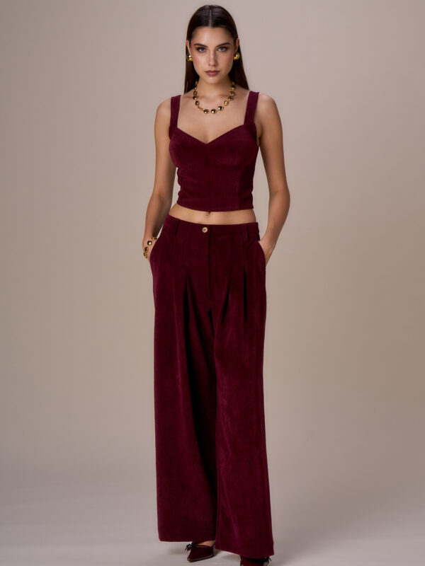 Top velluto a coste no secrets