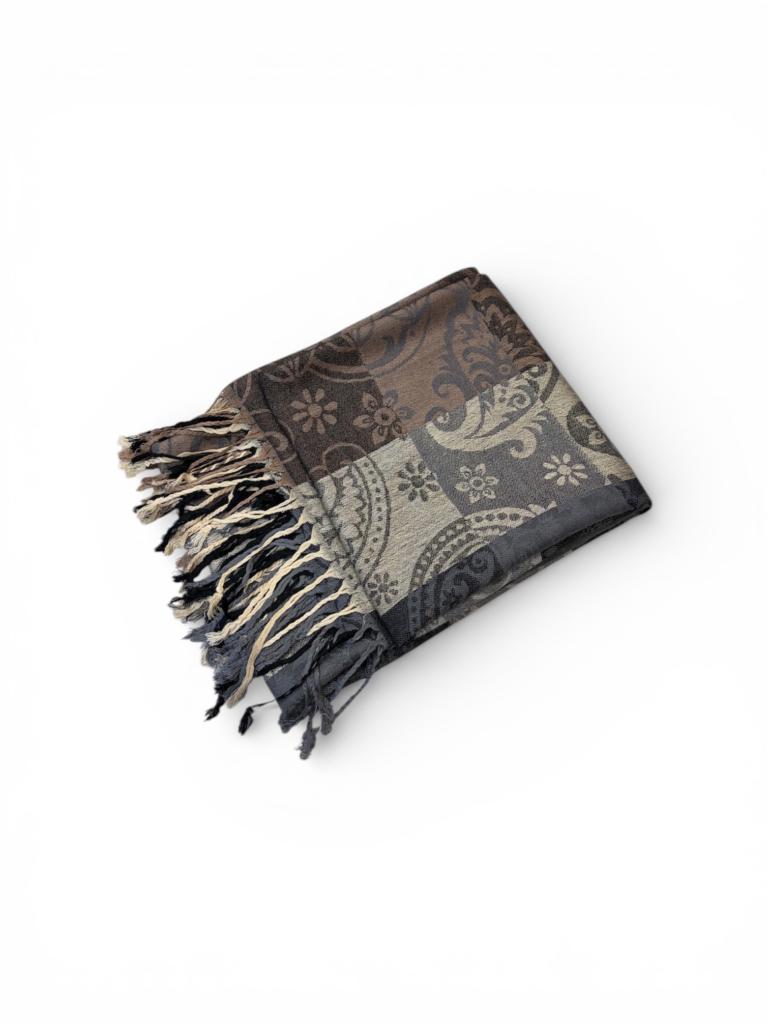 LiPski motif irrégulier Jacquard Femmes tricoté écharpe Y2K Gothique