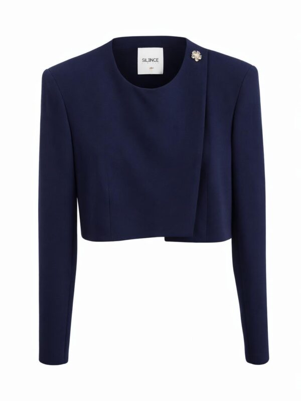 CROP BLAZER MAYA navy