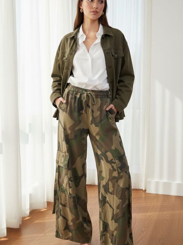 Pantalone camouflage twoway