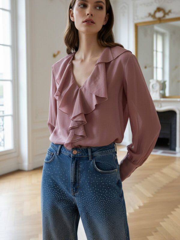 CAMICIA rose d'l