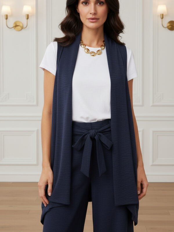 Gilet Shine D'L blu
