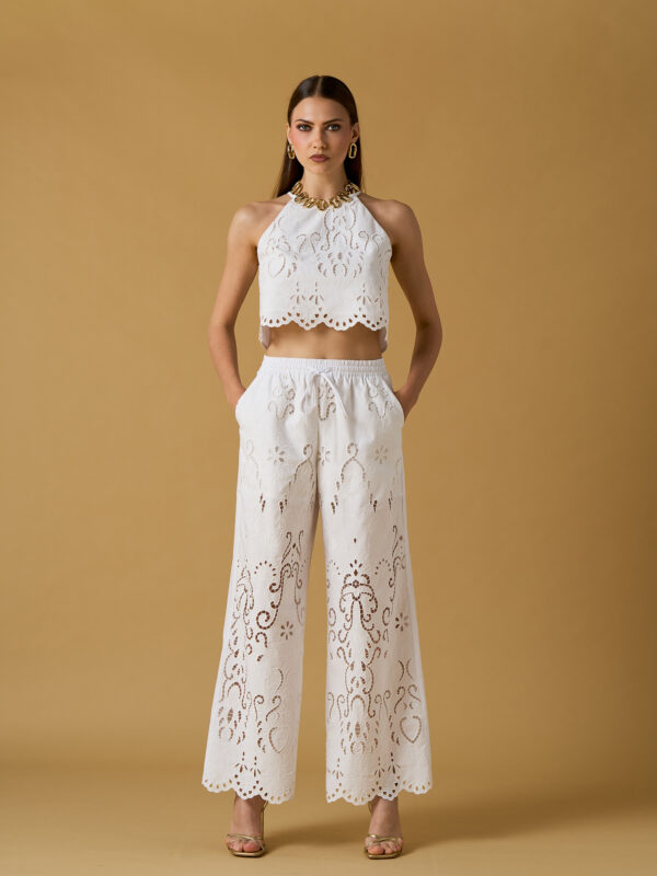 Pantalone ricamo ajour NO SECRETS