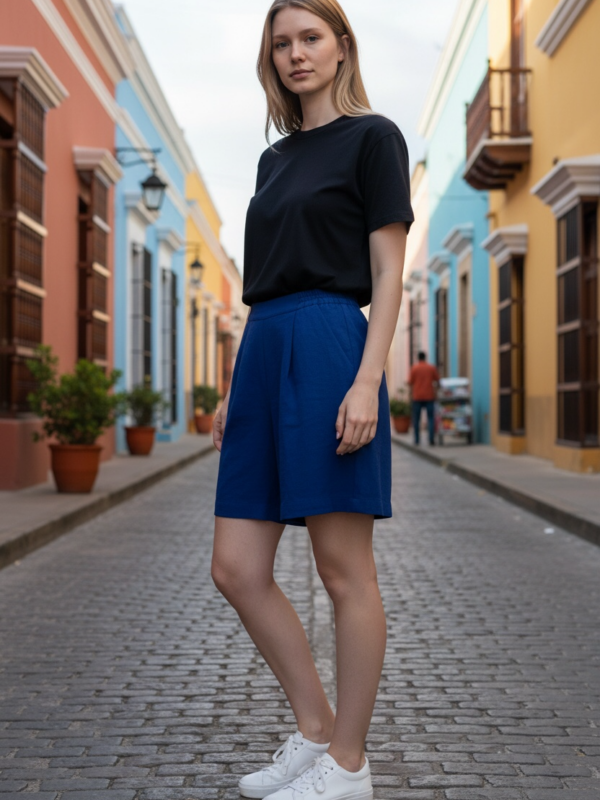 Short vela blu fly girl