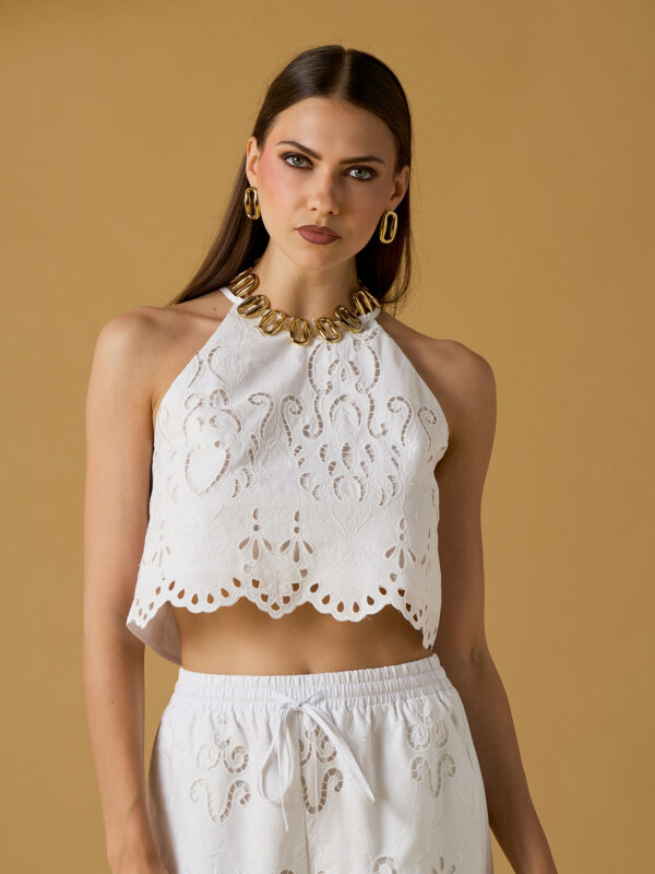 top ricamo ajour NO SECRETS