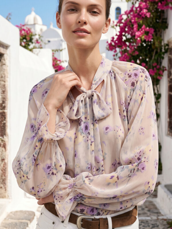 BLUSA CON FIOCCO PROVENZALE twoway