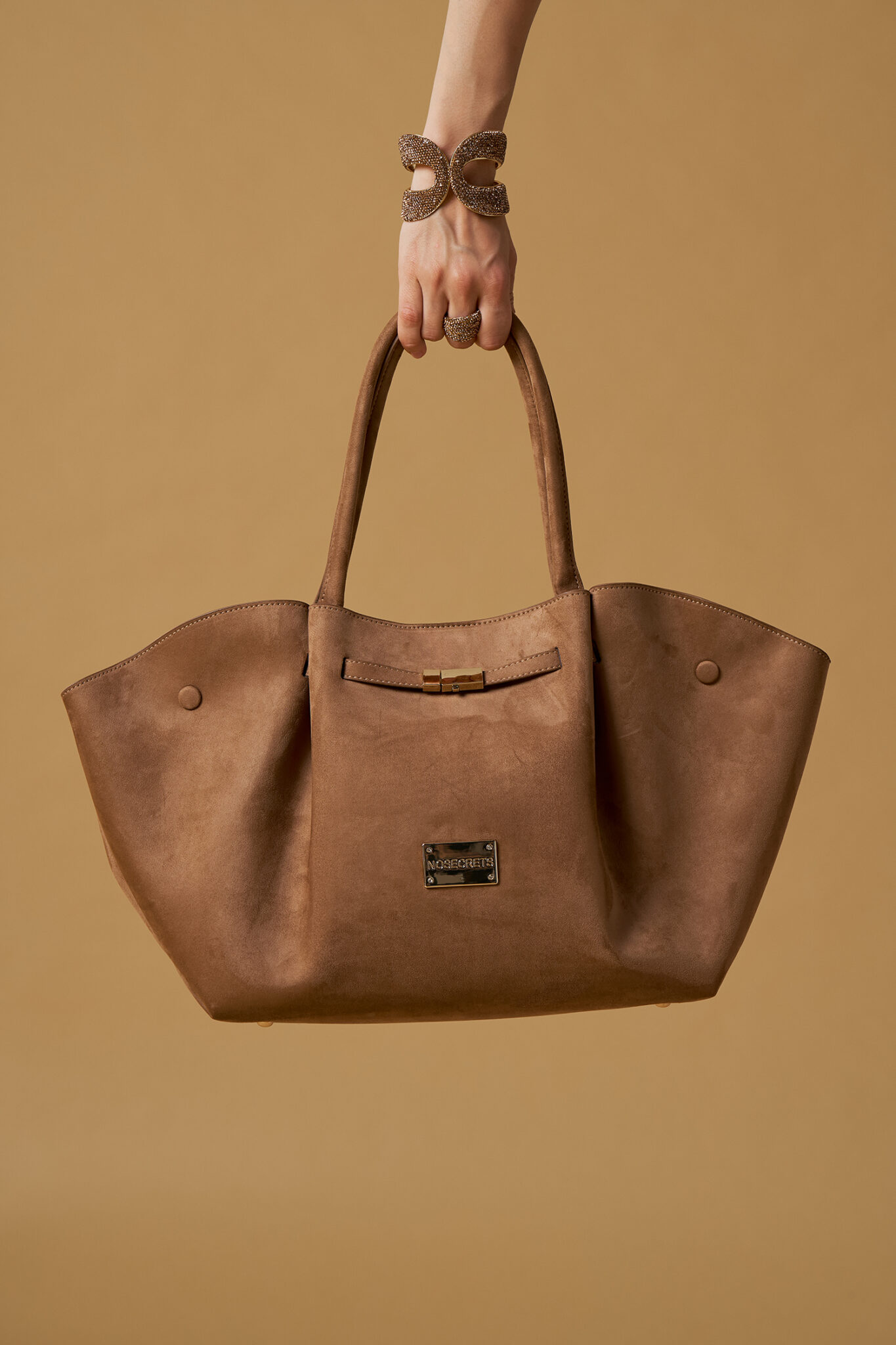 Borsa shopper suede no secrets