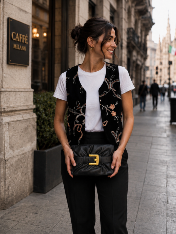 borsa fibbia nera no secrets