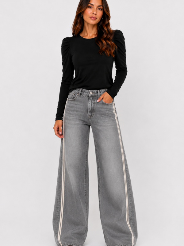 jeans wide leg maryley stone