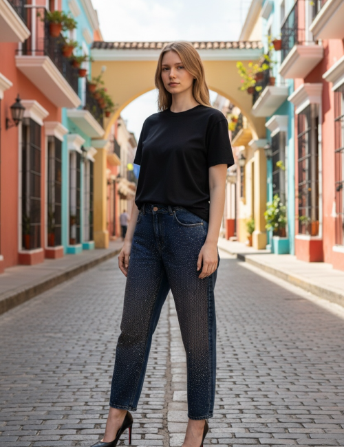 Jeans Swarowski D’L